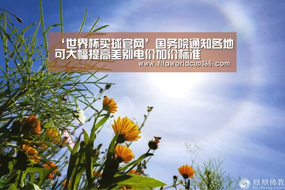 ‘世界杯买球官网’国务院通知各地可大幅提高差别电价加价标准(图1) 世界杯买球官网